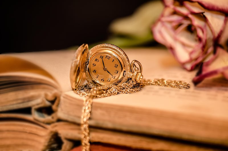 Clock on a table